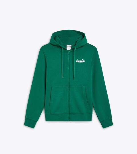 Zipped hoodie - All-Gender HOODIE FZ LOGO AVENTURINE - Diadora